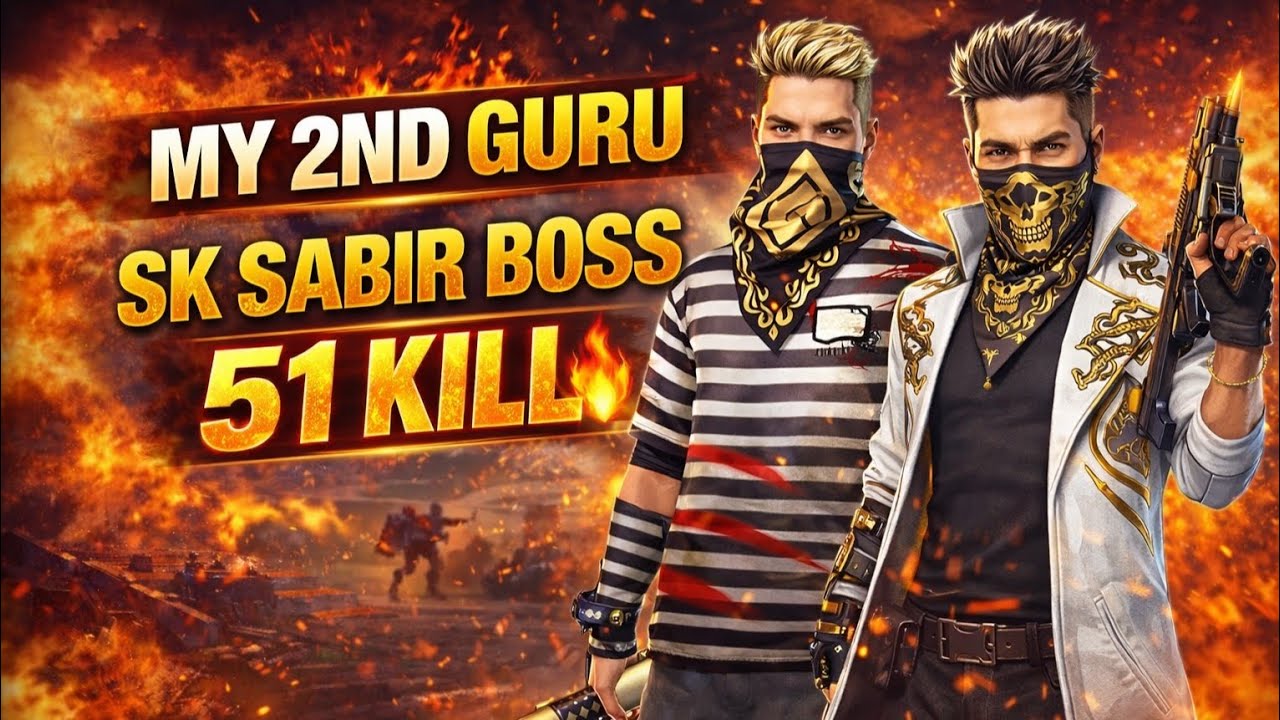 My Second Guru 😈 SK Sabir Boss | 51 Kill Gameplay 🔥 - YouTube