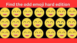 Find the odd emoji hard edition | find the odd emoji extreme hard.