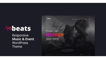 Beats - Responsive Music & Event WordPress Theme | Themeforest Website Templates and Themes
