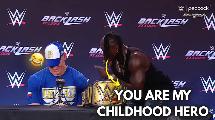 R-Truth Making WWE Wrestlers Break Character