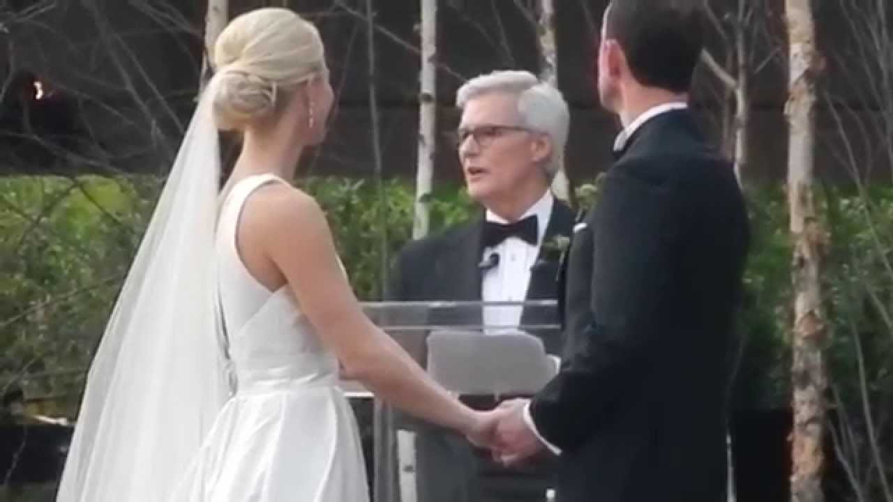 Larry Parman as Master of Ceremonies at Jace and Darcy Cowan Wedding