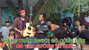 Hàng Trăm Người Gò Công Đón Hồ Văn Cường Về Quê