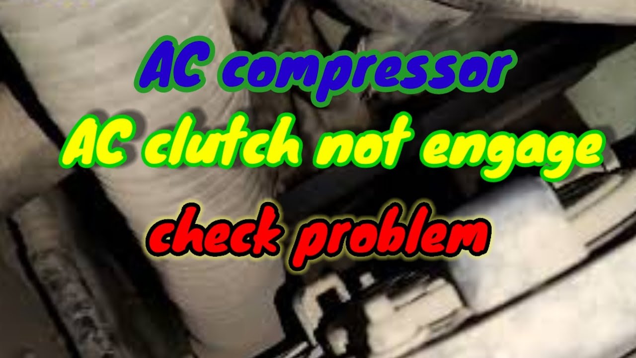 Tata Safari storme AC compressor check problem AC clutch not engage 