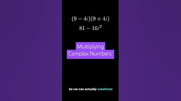 Multiplying 2 Complex Numbers #maths #imaginarynumbers #algebra #complexnumbers