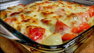 Kabak Sağlıklı Bir Şekilde Nasıl Pişirilir? Yumuşak Kabak Dilimleri Üzerine Eritilmiş Peynir