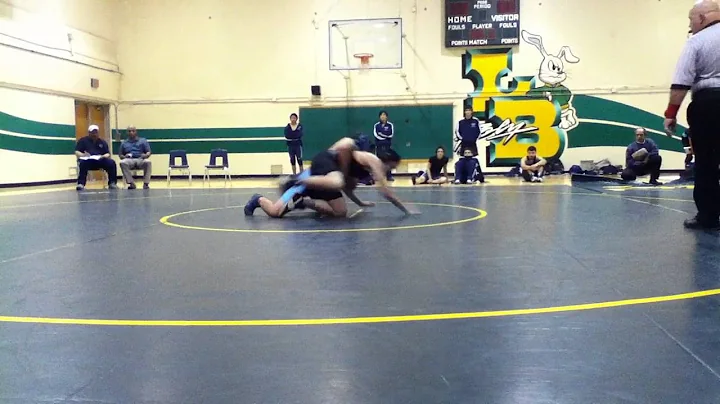 Chris Luciano wrestling Compton JV
