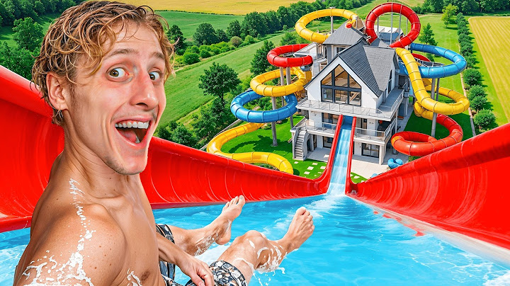 J'ai Construit Un PARC AQUATIQUE Chez Moi !
