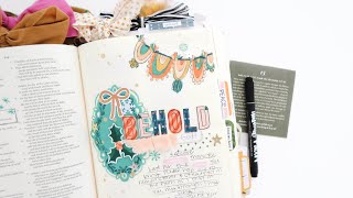 Behold the King | Print & Pray Advent Bible Journaling