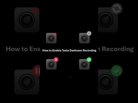 How to Enable Tesla Dashcam Recording