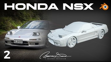 1992 HONDA NSX - Part 2 | JDM | #jdm #jdmcars #nsx #honda #hondansx #blender #blender3d #modeling