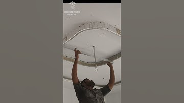 Gypsum Falsceiling #falseceiling #gypsumceiling #interiordesign #ceilingdesign #shorts #ceiling