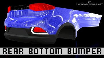 Beginner to Pro Alias Modeling Tutorial. Easy Quick Step by Step Guide. Rear Bumper, Free Download