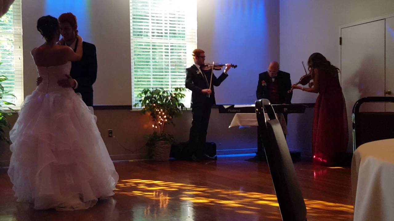 The Song Yellow By Coldplay Violin Jordan American Wedding Youtube