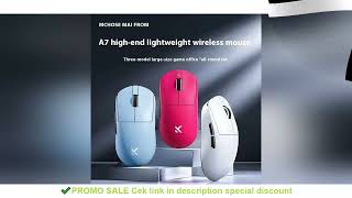 MCHOSE A7 Ultra Lightweight Wireless Bluetooth Mouse for Gaming And Office 3-Mode Professional Elect