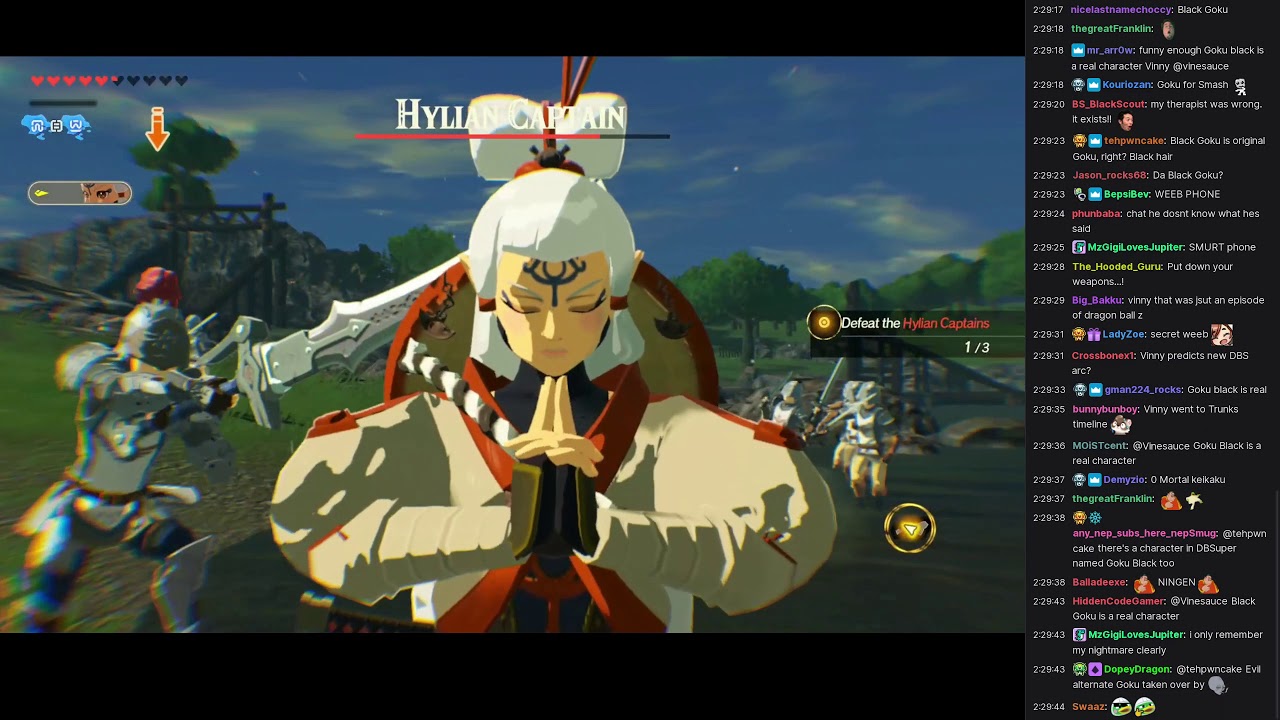 [Vinesauce] Vinny [Chat Replay] Hyrule Warriors Age of Calamity (Part 5) YouTube