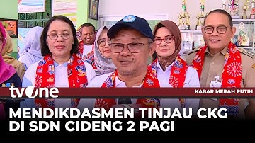 Mendikdasmen Tinjau program Cek Kesehatan Gratis di sekolah | Kabar Merah Putih tvOne
