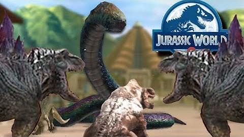 Apex Trio Takes On And Defeats Hydra Boa In A 6 Turn Showdown!!! (Jurassic World Alive)