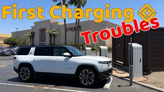 My First Rivian R1S Charge: Troubleshooting a Stuck Charger & Free Credits