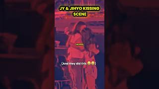 Twice Jihyo &amp; JY kissing scene #twice #kpop #twice #shortsfeed #shortvideo #shortsvideo #shorts