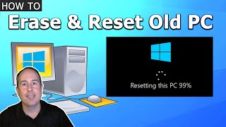 🔒 how to wipe pc before selling | secure erase pc | the entire process |  windows 10 & 11🔒