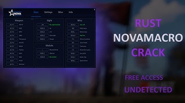 RUST MACRO | NEW FREE CRACK NOVAMACRO | UPDATED