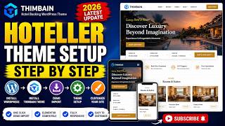 Hoteller Booking WordPress Theme GPL Setup and Demo Installation Step By Step