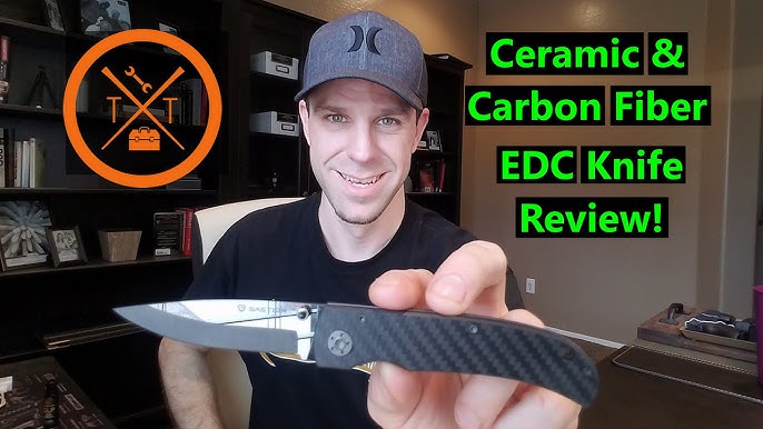 Review: Schrade ceramic folding knives /w carbon fiber handle (SCH405 and  SCH402L) 