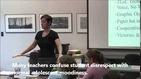 Shutting Down Disrespectful Student Behavior