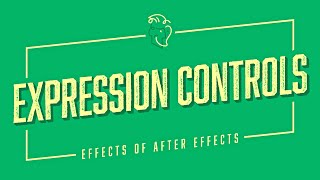 Expression Controls | Effects of After Effects