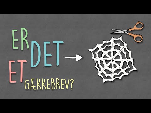 Video: Sådan Oprettes Et Edderkoppespind