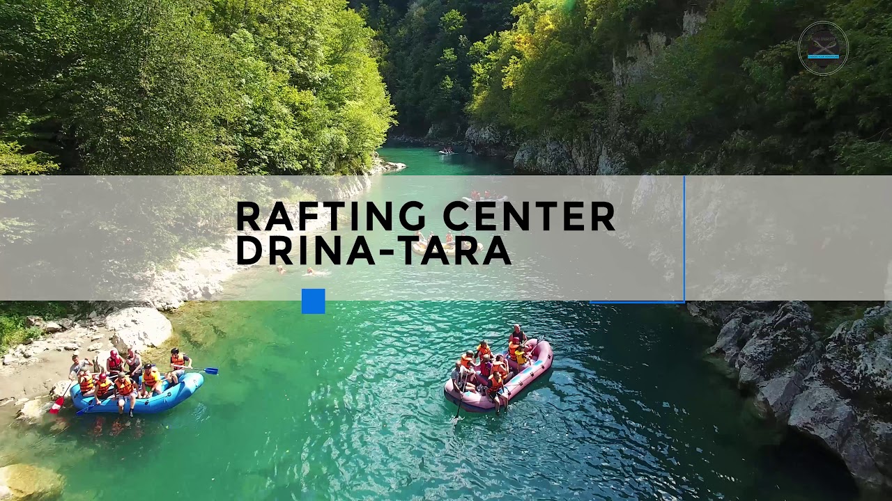 Rafting Center Drina Tara  Drone Video   Tara Canyon  4Kp