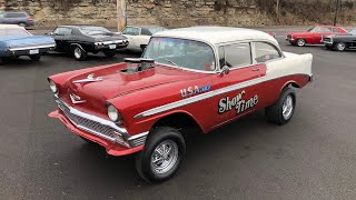 Test Drive Chevy Bel Air "Gasser" 2 Door Post $26,900 Maple Motors #932 видео