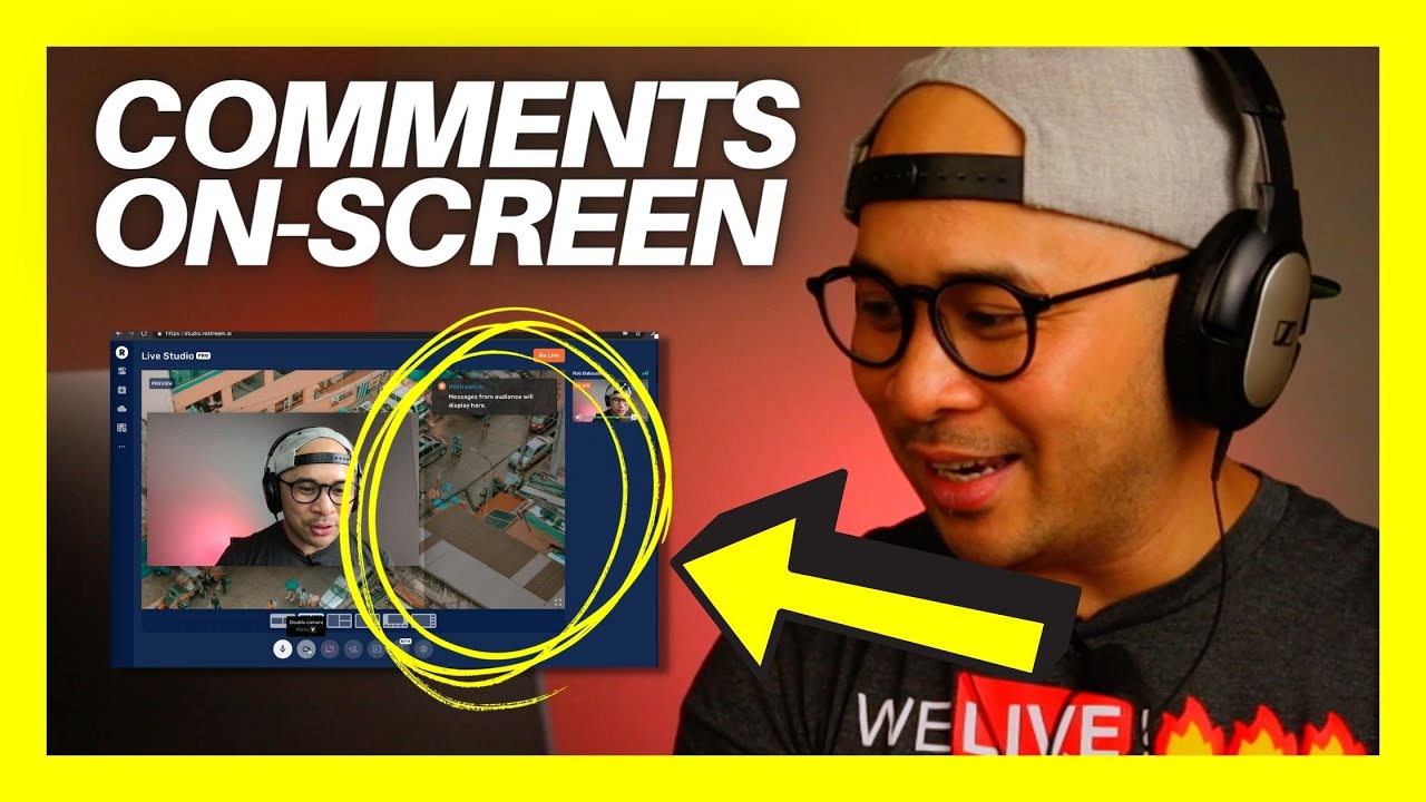 USING RESTREAM'S CHAT OVERLAY YouTube