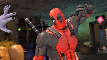 Wade Indiana Jonesing in Genosha Caves (Deadpool Game)