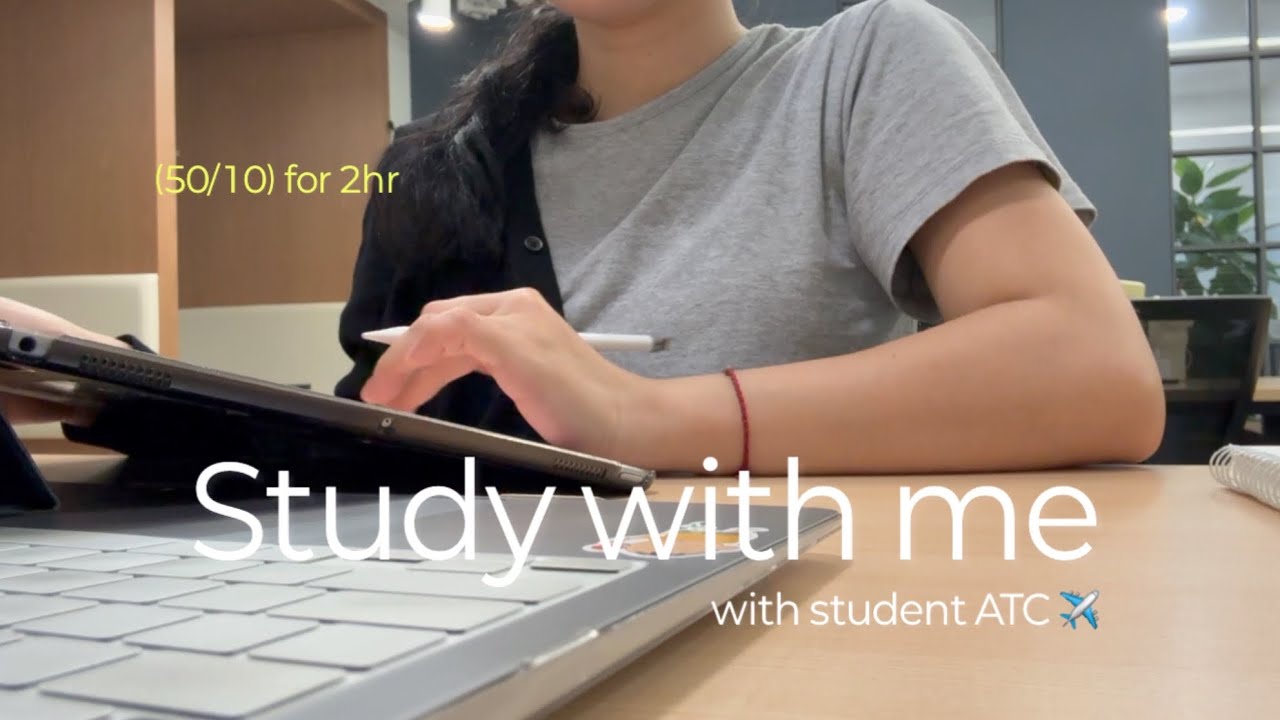 나는 항공법 부술게. 너는 뭐 부술래? 📚✈️ | Study with me (50/10 pomodoro)