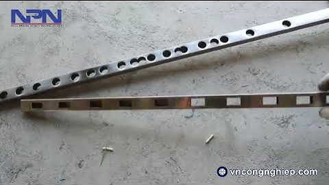 Máy đột dập ống hộp Ermak đa năng, đột lỗ, cắt góc, cắt ngàm... | vncongnghiep.com | NPN