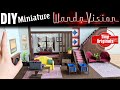 Making a MINIATURE WandaVision 80&#39;s House!! (Tiny Originals)