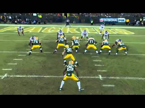 John Kuhn TOUCHDOWN flips over the goal line