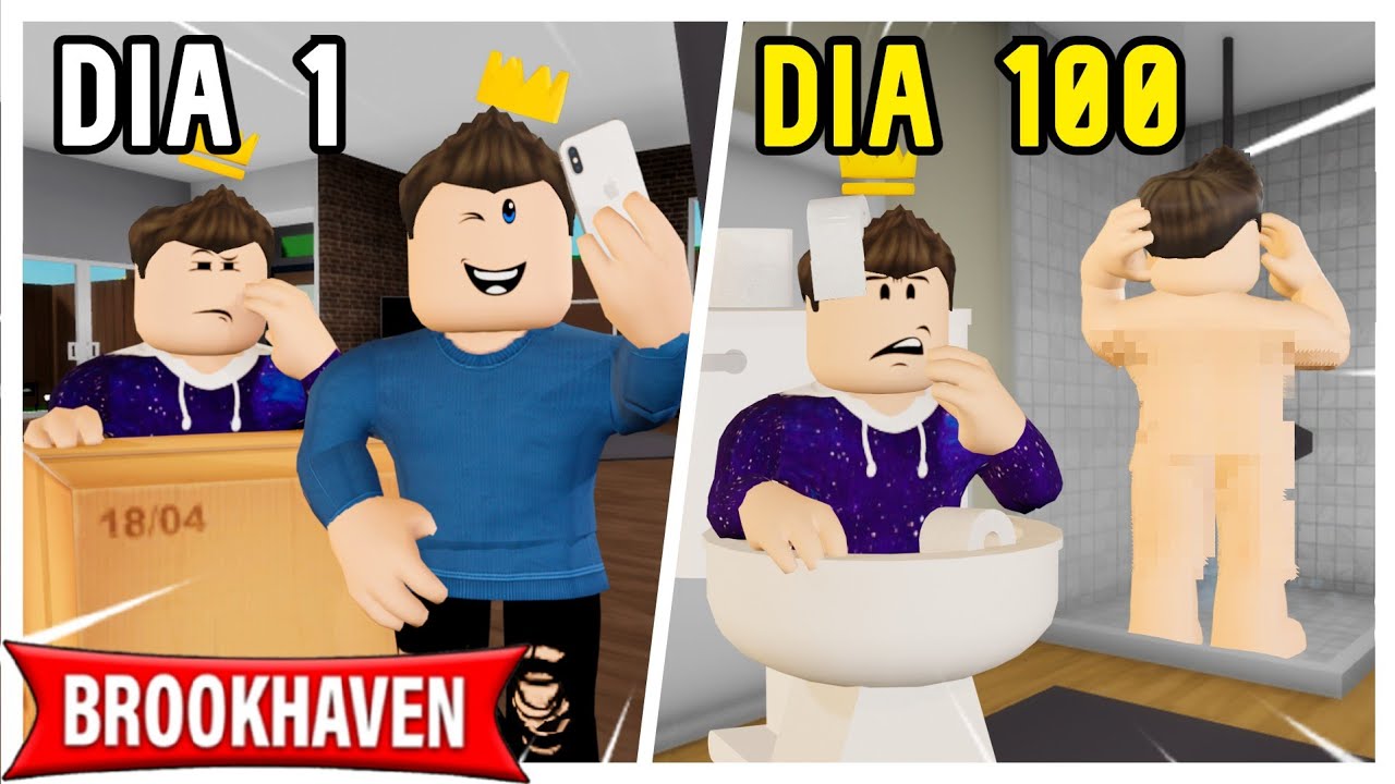 Sobreviví 100 Días En La Caravana De Brookhaven - Roblox Yosoyloki