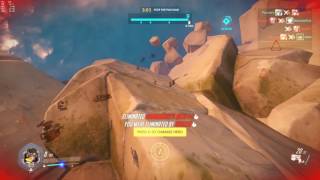 Overwatch Bug - DVA ult reset to zero after falling because of a rein charge