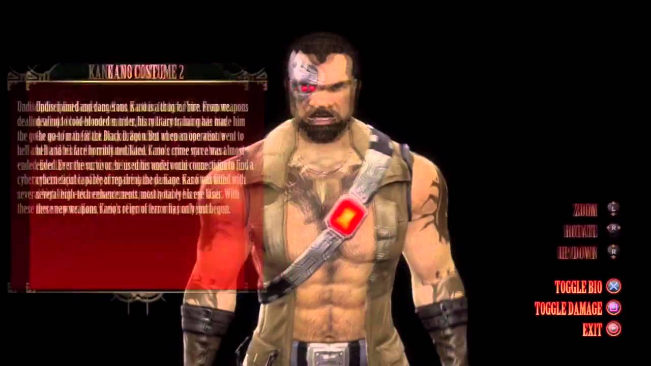 Mortal Kombat Alternate Costumes! Johnny Cage, Kano, Sonya