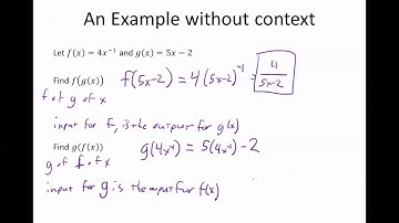 Adv. Alg. Chapter 6.3.2: Composition of Functions