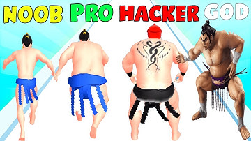 NOOB vs PRO vs HACKER vs GOD in Sumo Fight 3D