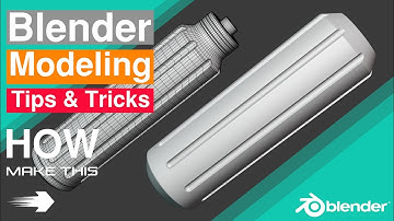 Blender 3D Modeling _ Create Cylindrical Details _ Blender Tutorial