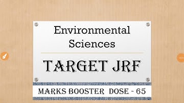 Target jrf | environmental sciences net jrf exam| evs best notes| mind mapping