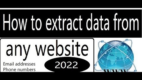 HOW TO EXTRACT DATA FROM URL LIST - data scraping crawler - extract contact data from any website