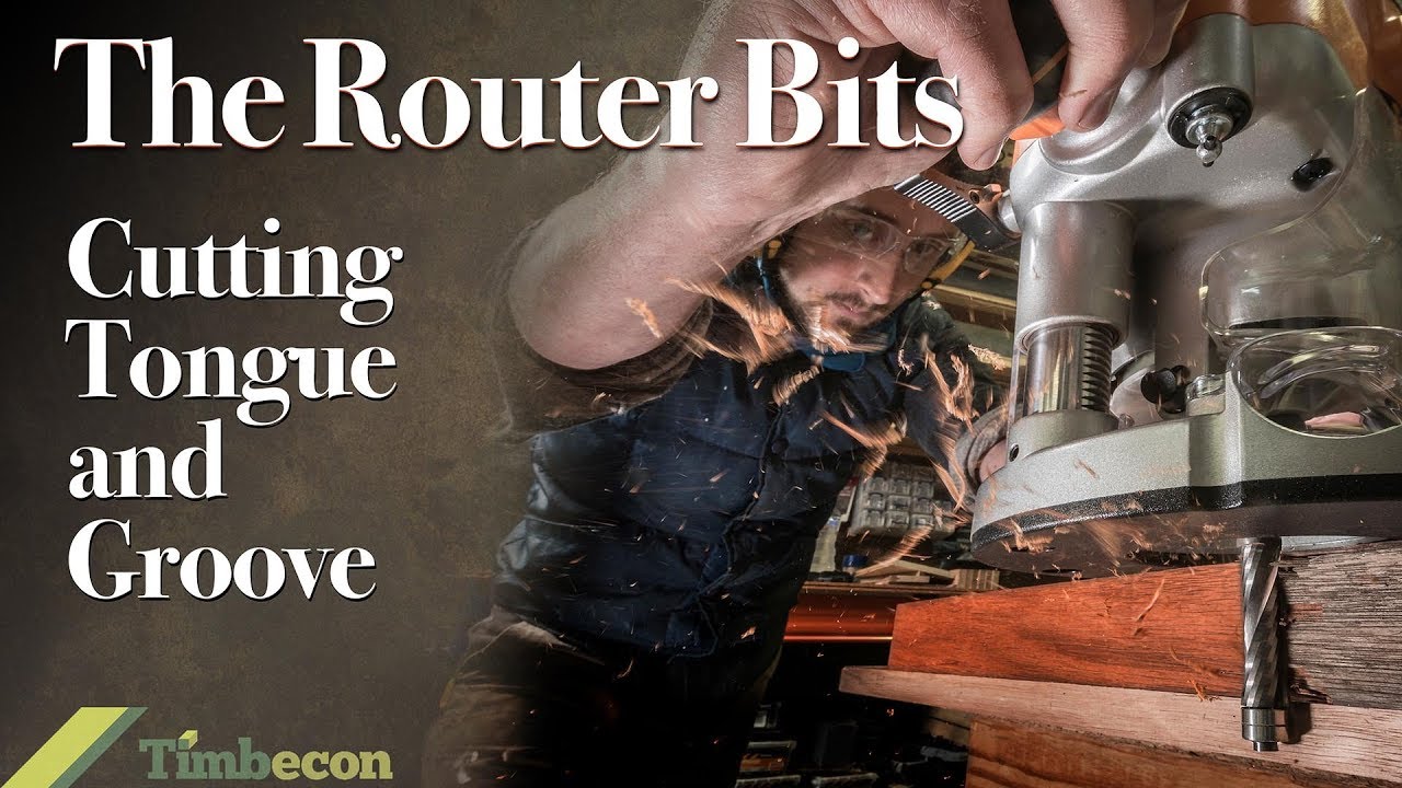 The Router Bits Cutting Tongue And Groove Youtube