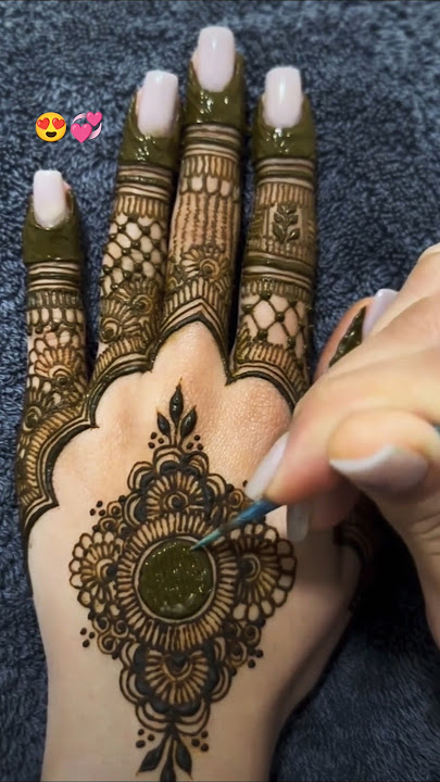 Latest Most beautiful mehndi designs 2024 🌺🫰 #mehndi #ytshorts #viralvideo