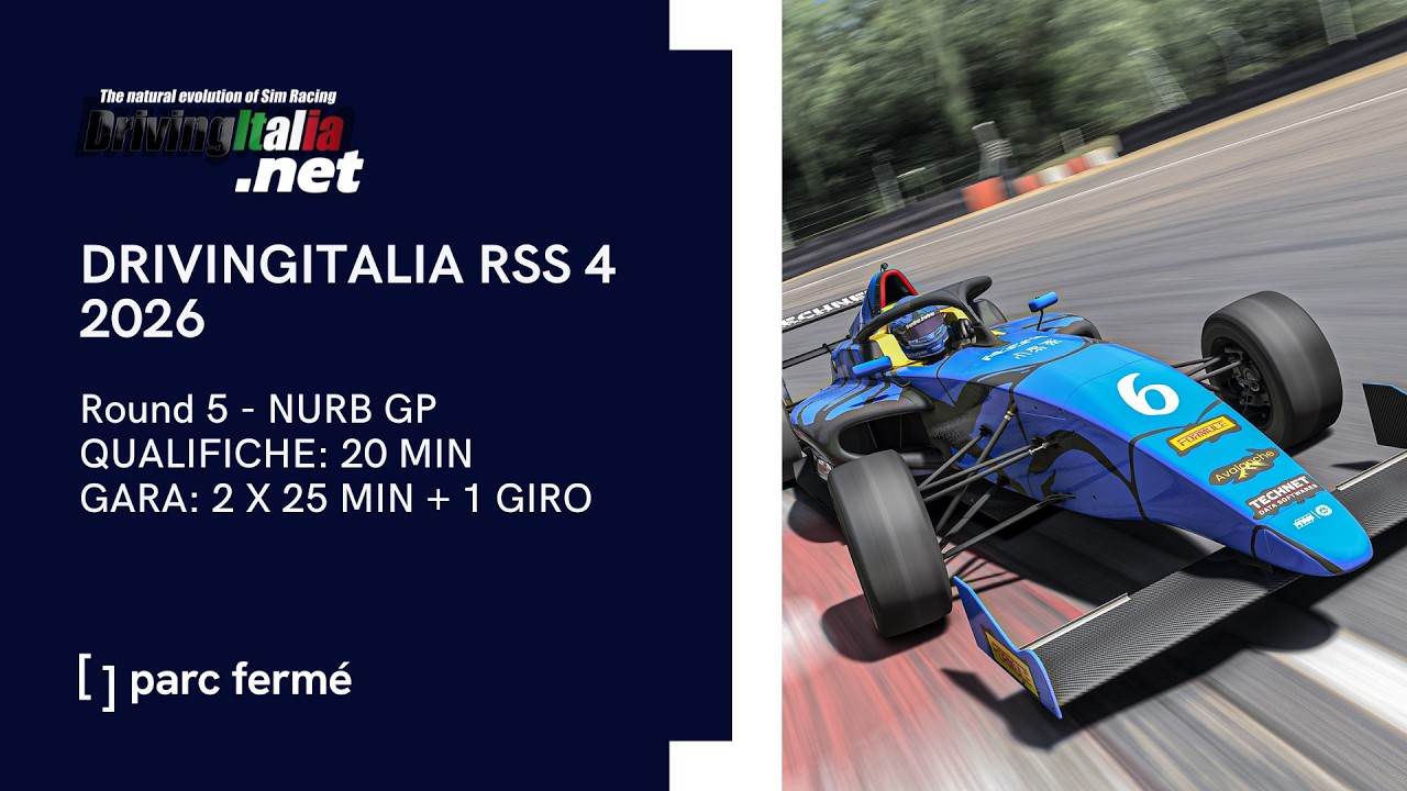 DrivingItalia RSS4 2026 | Round 5: Nurburgring GP