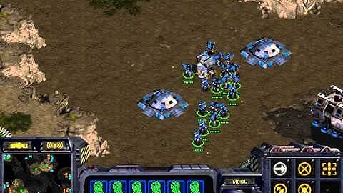 Starcraft Brood War T vs Z in Python 1.3